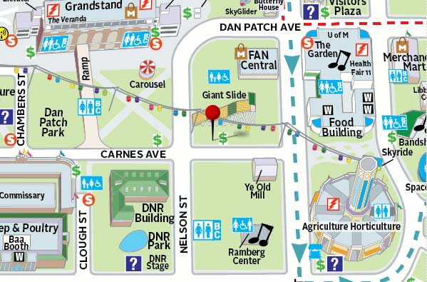 Mancini's State Fair Map